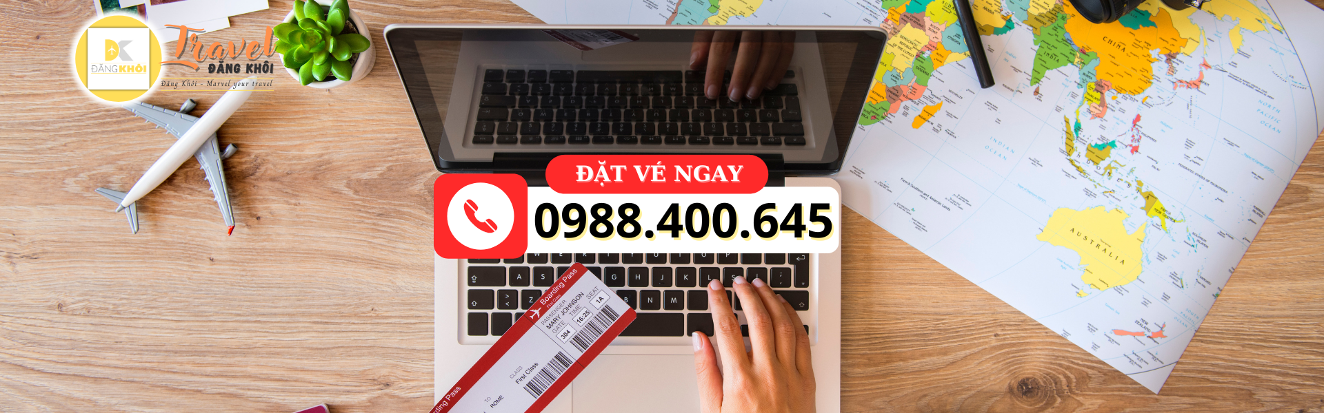 Đại lý vé máy bay. Cung cấp mọi đường bay trong nước, quốc tế.